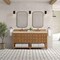 James Martin Vanities Malibu 72" Double Vanity, Amber Birch, w/ 3 CM Siberian Silestone Top 505-V72-AMB-3SFR - alternate 6