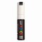 Posca Water-Based Paint Markers, Broad Chisel Tip, White PC8KWHITE - alternate 1