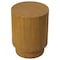 Leisuremod Eden 14 in Round Stone Side Table, Weatherproof Pedestal Base, Fully Assembled EST14BR - alternate 6