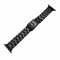 Elegani Oyster-Style Stainless Steel Replacement Band Compatible with Apple Watch 49mm, Black SD3L-BLK-49mm - alternate 1