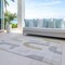 Homeroots 9' X 12' Silver And Gold Geometric Washable Indoor Outdoor Area Rug 618122 - alternate 6