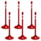 Mr. Chain Red Reflective Light Duty Stanchion (6-Pack) 91551-6 - alternate 1