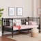 Baxton Studio Callison Spindle Daybed, Twin, Black 271-14744-ZORO - alternate 3