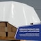 Tarps Now Super Heavy Duty Tarp, 100 ft x 100 ft, 12 Mil, White, Reinforced Polyethylene CSPSDW-C100 - alternate 5