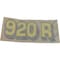 John Deere LABEL 920 R MODEL NUMBER P, JOHN DEERE OEM H169178 H169178 - alternate 1
