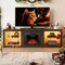 Edendirect 35.63-in W Black Wall mount LED Wall-mount Electric Fireplace with Remote Control Included ZR-EF33T - alternate 6