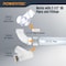 Powertec Clear PVC Pipe 2-1/2 in. x 36 in. Long, 2-1/2 in. OD 90 Degree Elbow and 2-1/2 in. Pipe Coupling 70469N - alternate 6