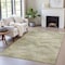Homeroots 5' X 8' Sage And Ivory Abstract Washable Indoor Outdoor Area Rug 631312 - alternate 3