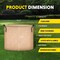 Ipower Plant Grow Bag 5 Gallon Heavy Duty Fabric Pots, 300g Thick Nonwoven, Tan 2024 Version, 6PK GLGROWBAG5X6TAN - alternate 3