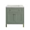 James Martin Vanities Chicago 30 in. Single Vanity, Smokey Celadon, w/ 3 CM Eternal Jasmine Pearl Silestone Top 503-V30-SC-3EJP - alternate 4