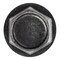 Auveco Hex Washer Head Tapping Screw with Tek Point #14 x 3/4in - Black, 50PK 24130 - alternate 2