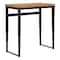 Homeroots Adjustable Brown and Black Wood and Metal Sled Computer Desk 489933 - alternate 2