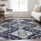 Homeroots 8' X 10' Purple Eggplant And Sage Medallion Washable Indoor Outdoor Area Rug 589017 - alternate 6