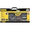 Stanley 1/4 & 3/8 & 1/2 in. drive Metric/SAE Socket and Ratchet Set 170 pc 96-011 - alternate 1