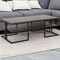 Homeroots 45" Black Steel Coffee Table With Shelf 520930 - alternate 3