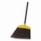 Rubbermaid Commercial Jumbo Smooth Sweep Angled Broom, 46" Handle, Black/Yellow, PK6 FG638906BLA - alternate 3