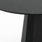Homeroots 60" Black Solid Wood Pedestal Base Round Top Dining Table 721066 - alternate 4