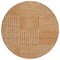 Homeroots 8' Copper And Ivory Round Geometric Washable Indoor Outdoor Area Rug 600776 - alternate 3