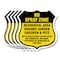 Signmission No Spray Shield Sign No Spray Zone Resid, 12 inch X 12 inch, Aluminum Metal Sign, 5PK SHI-A-5Pack-12-405 - alternate 1