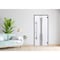 Vdomdoors Steel Door Deux 1717 Gray Graphite Stainless Inserts Single Modern Painted-W36xH80-Left-hand Outswi DEUX1717EXD-GRE-W36xH80-LH-O - alternate 8