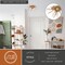 Vaxcel Aria 22.5-in Natural Brass 4 Light Mid Century Modern Sputnik Flush Mount Ceiling Fixture with Glass Accents C0250 - alternate 4