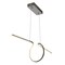 Jonathan Y Ali 34.5" Dimmable Adjustable Integrated LED Metal Linear Pendant, Black JYL7029B - alternate 5
