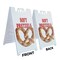 Signmission Soft Pretzels, A-Frame & 2 Decals Installed, Heavy-Duty Plastic Frame SBHD-D-2436-Soft Pretzels - alternate 4