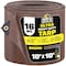 Boen Ultra Heavy Duty Tarp, 10 ft x 10 ft, 16 Mil, Brown, Polyethylene BR16T-1010 - alternate 1
