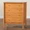 Baxton Studio Lucera Mid-Century Oak Brown Bobbin Wood 4-Drawer Chest 257-14126-ZORO - alternate 5