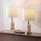 Jonathan Y Amner 20.5" Glass Modern Contemporary Fillable Glass LED Table Lamp, Brass Gold, 2PK JYL8508B-SET2 - alternate 5