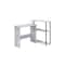 Homeroots 39" Antiqued White L Shape Writing Desk 491430 - alternate 5