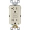 Leviton SmartlockPro Self-Test 20A Light Almond Commercial Grade Tamper Resistant 5-20R GFCI Outlet R16-GFTR2-0KT - alternate 2