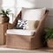 Bali & Pari Derris Bohemian Peanut Brown Braided Rattan Arm Chair 256-14077-ZORO - alternate 5