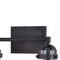 Vaxcel Mason 2 Light Farmhouse Black Bathroom Vanity Fixture Clear Glass W0411 - alternate 6