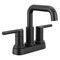 Delta Nicoli Two Handle Centerset Bathroom Faucet, 6.56 in, Matte Black 25849LF-BL - alternate 2