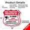 Signmission Video Surveillance Shield Sign This Prop, 12 inch X 12 inch, Plastic Sign, 2PK SHI-P-2PACK-12-470 - alternate 3