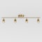 Vidalite Shura Brushed Brass 4-Light Track Light with Rotatable Heads, Integrated LED, 3000k, 2240 Lmn CE1009073 - alternate 1