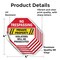 Signmission No Trespassing Private Property Vio, 4 inch X 4 inch, Vinyl Decal, 5PK OC-D-5PACK-4-99 - alternate 3
