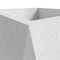 Leisuremod Aloe Handcrafted Fiberstone & MgO Clay Square Tapered Planter with Cover & Weather-Resistant AP29W - alternate 4