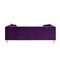 Homeroots 88" Purple Velvet Wood Sofa With Toss Pillows 543980 - alternate 4