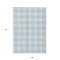 Homeroots 9' X 12' Sky Blue And Gray Plaid Washable Indoor Outdoor Area Rug 595437 - alternate 4