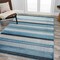 Jonathan Y Duxbury Gradient Ticking Striped Blue/Navy 4 ft. x 6 ft. Area Rug LUX102A-4 - alternate 3