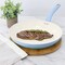Martha Stewart Everyday Rexford 12 Inch Ceramic Nonstick Aluminum Frying Pan in Soft Blue 141011.01 - alternate 3