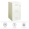 Space Solutions 14.25 in W 3 Drawer Vertical File Cabinet W/ Pencil Drawer, Pearl White 19157 - alternate 10