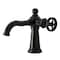 Kingston Brass One-Handle Single-Hole Bathroom Faucet with Push Pop-Up Drain, Matte Black KS3540RNX - alternate 1