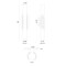 Euf Venna, Wall Sconce, 22", Polished Nickel, Alabaster 49033-021 - alternate 3