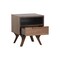 Homeroots 23" Brown Wood One Drawer Nightstand 527618 - alternate 3