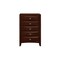 Homeroots 32" Espresso Solid Wood Five Drawer Chest 374165 - alternate 2