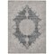 Homeroots 3' X 5' Black And Ivory Oriental Washable Indoor Outdoor Area Rug 597722 - alternate 4