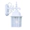 Homeroots White Window Pane Lantern Wall Light 398602 - alternate 4